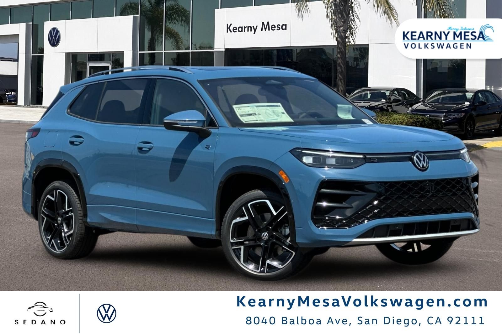 New 2026 Monterey Blue Pearl Volkswagen 2.0T SEL R-Line Turbo image 1