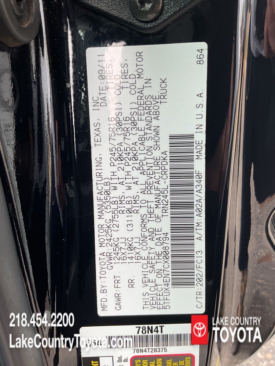 Used 2012 GREY METALLIC Toyota Base image 29