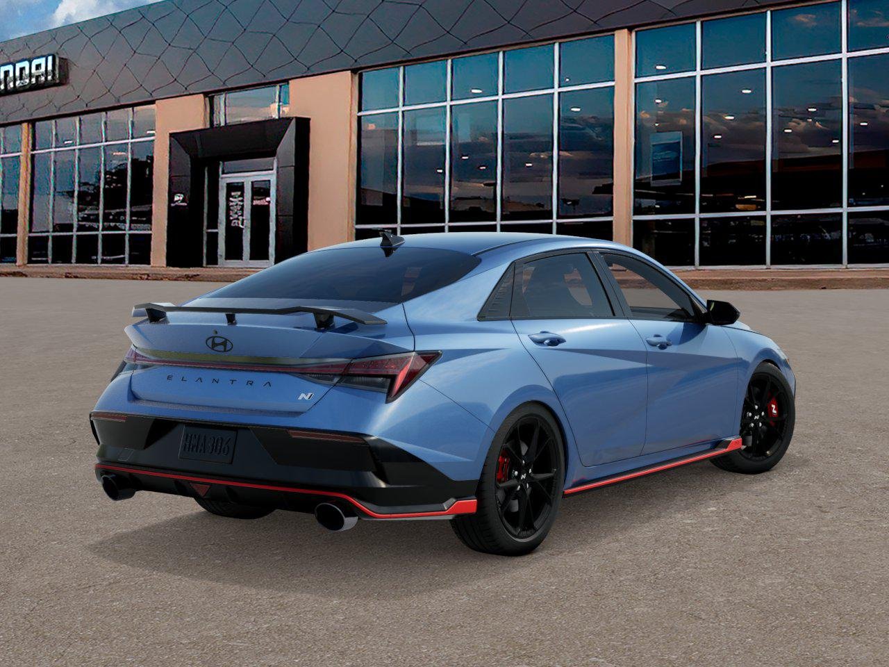 New 2026 Blue Hyundai Sedan image 4