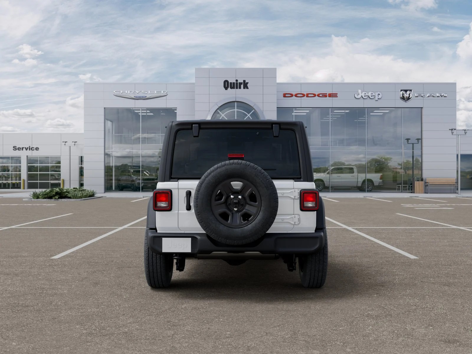 New 2026 Bright White Clearcoat Jeep Sport image 33