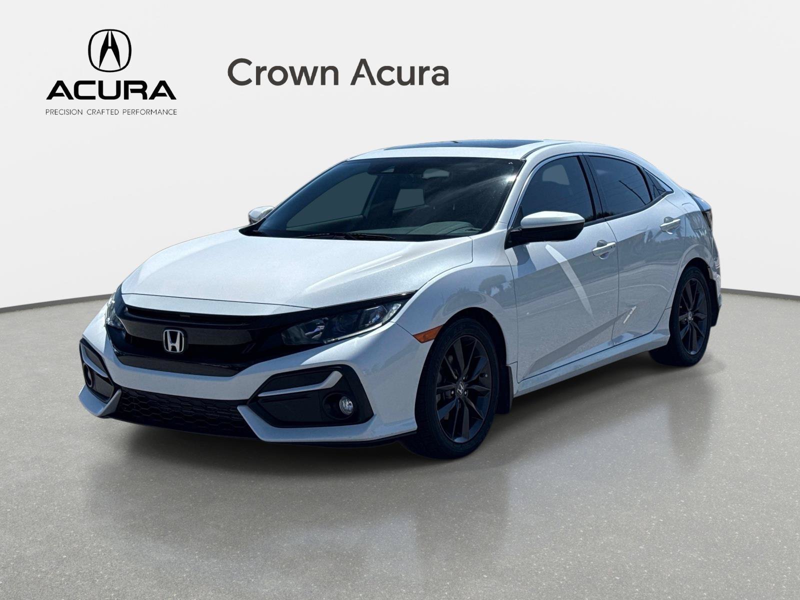 Used 2020 Platinum White Pearl Honda EX image 1