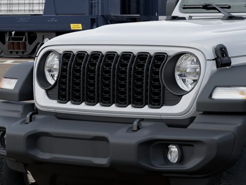 New 2026 Bright White Clear-Coat Exterior Paint Jeep Sport S image 7