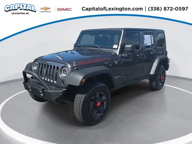 Used 2014 Gray Jeep Unlimited Rubicon image 1