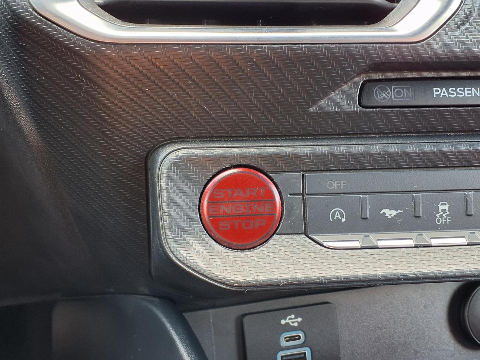 2024 Ford Mustang EcoBoost Yellow at Texan GMC Buick