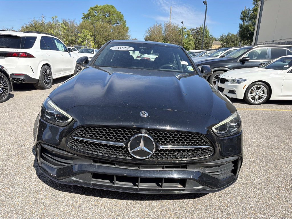 Certified Used 2022 Black Mercedes-Benz C 300 image 2