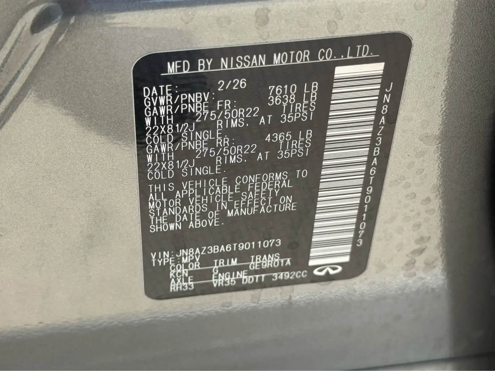 Certified Used 2026 Dynamic Metal INFINITI LUXE image 26