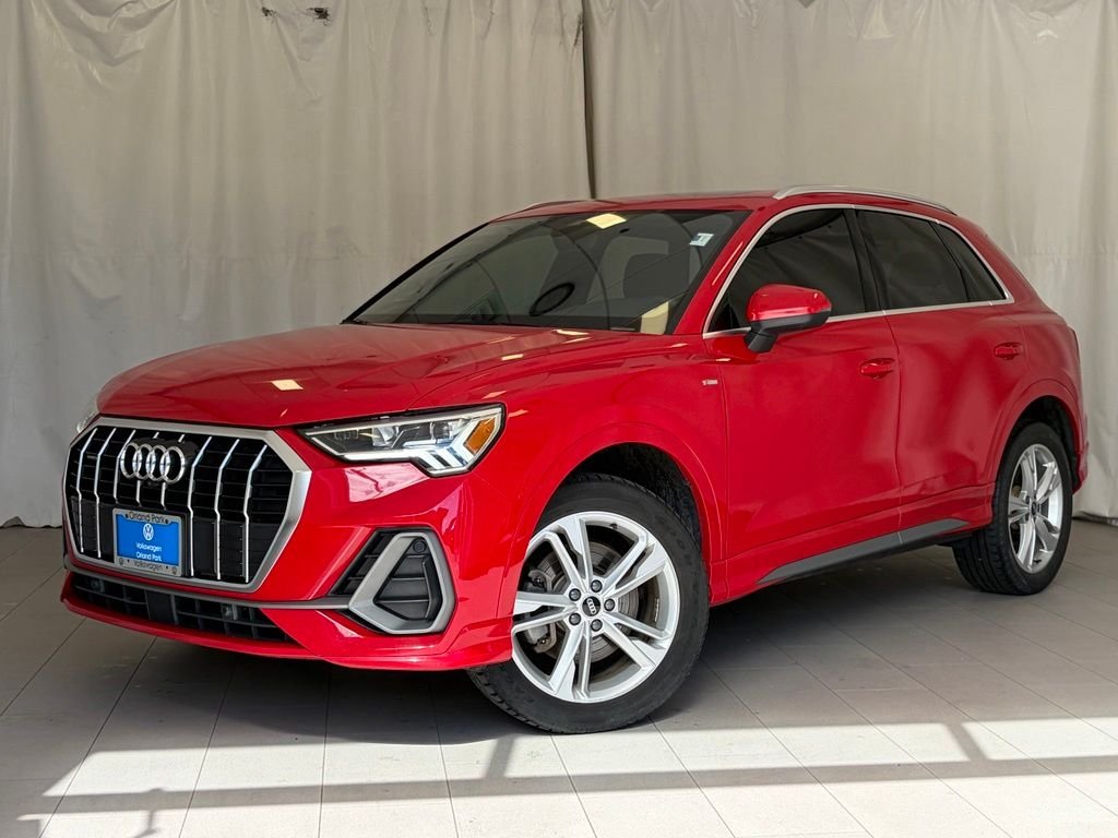 Used 2022 Tango Red Audi Premium Plus image 1