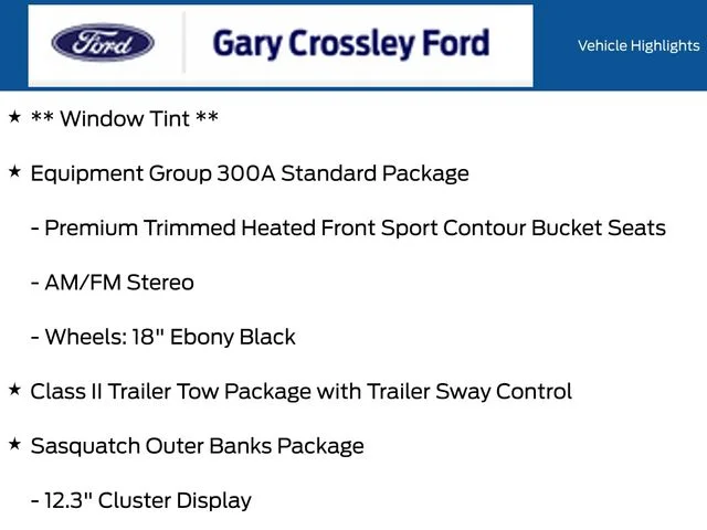 New 2026 Oxford White Ford Outer Banks® image 6