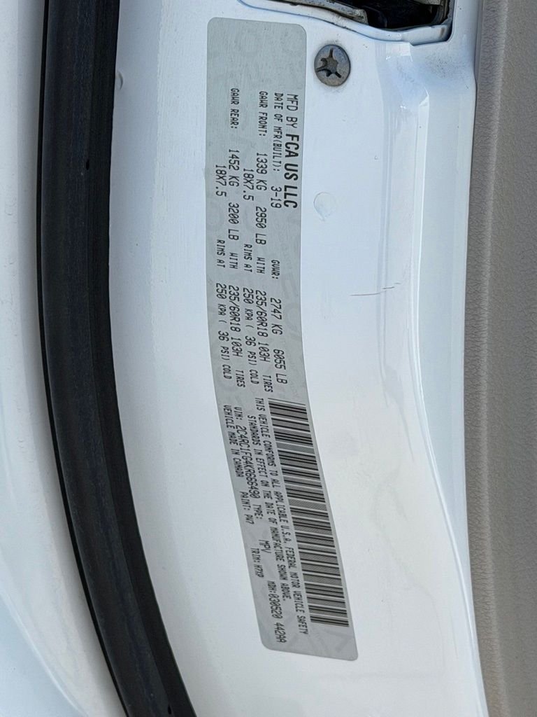 Used 2019 White Chrysler Touring Plus image 26