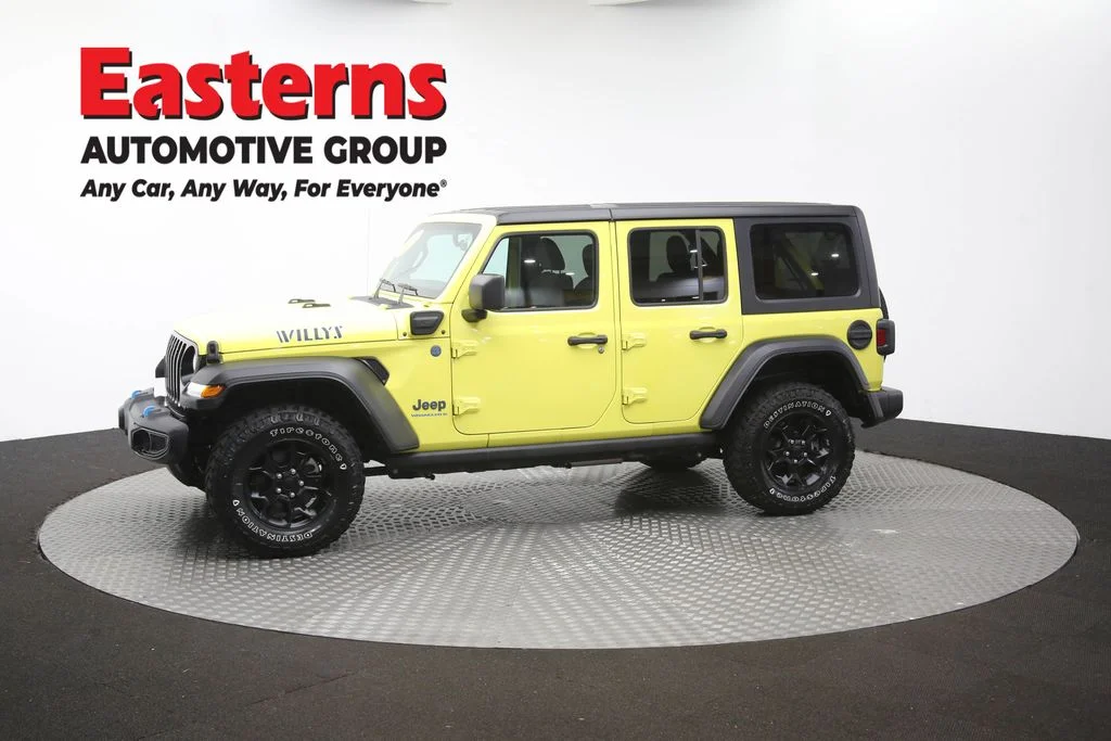 Used 2023 Yellow Jeep Willys 4xe image 58