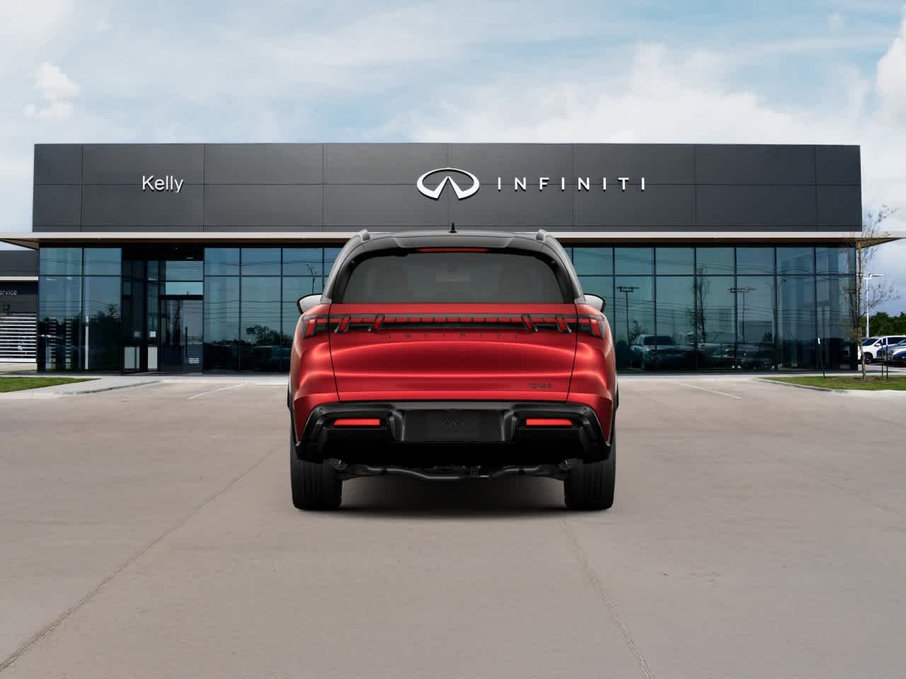 New 2027 Sunfire Red/Black INFINITI Autograph AWD image 2