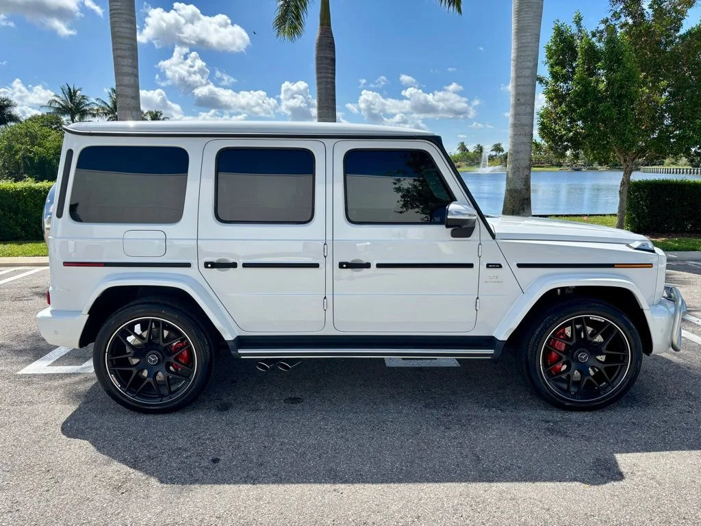 Used 2021 designo Moonlight White Metallic Mercedes-Benz G 63 AMG® image 5