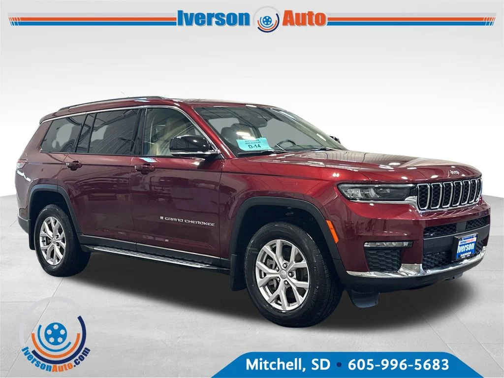 Used 2022 Red Jeep Limited image 1