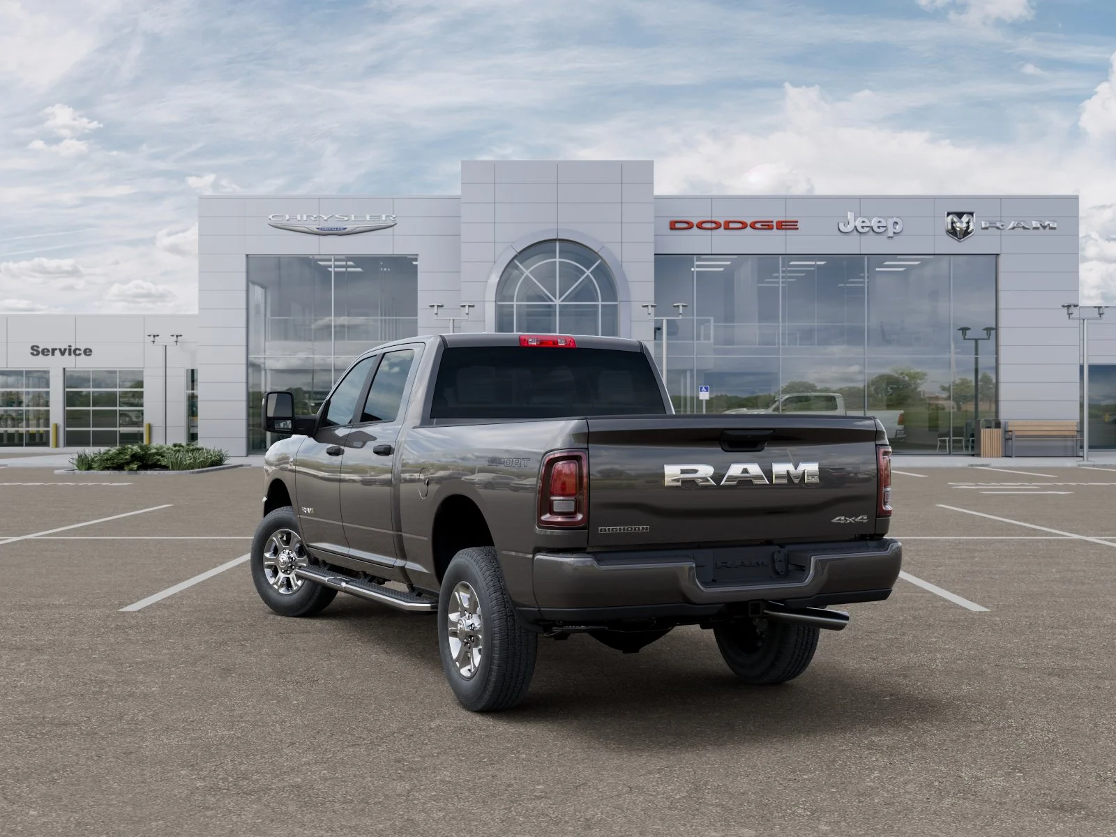 New 2026 Granite Crystal Metallic Clear-Coat Exterior Paint RAM Big Horn image 46