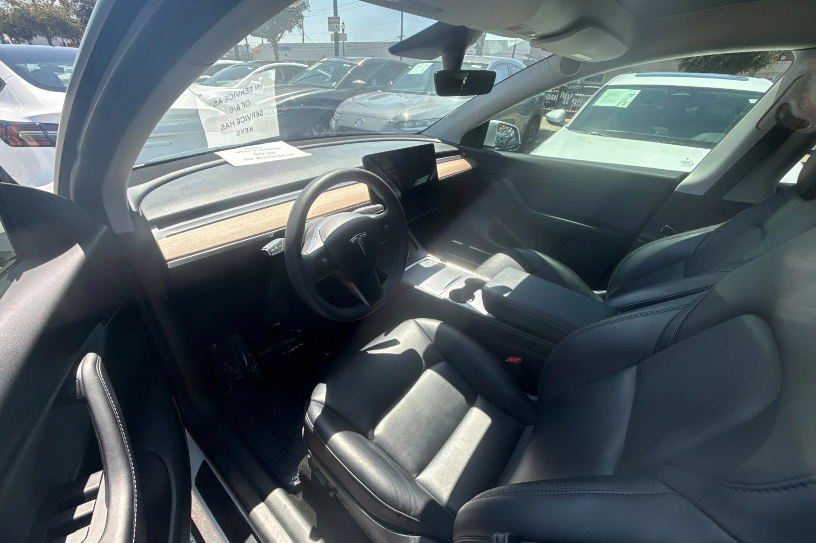 Used 2021 Pearl White Multi-Coat Tesla Long Range image 7