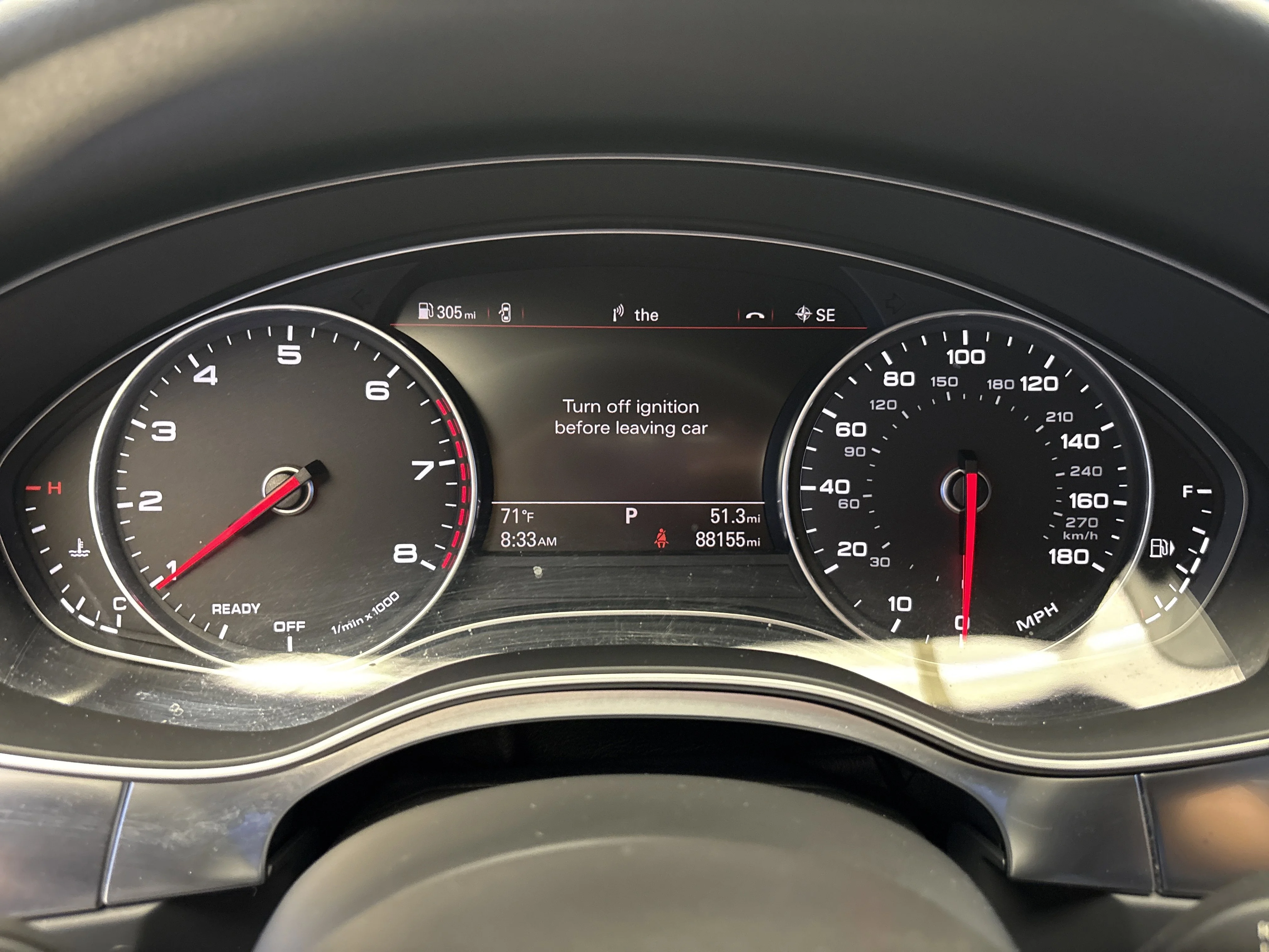 Used 2018 Moonlight Blue Metallic Audi Premium image 17