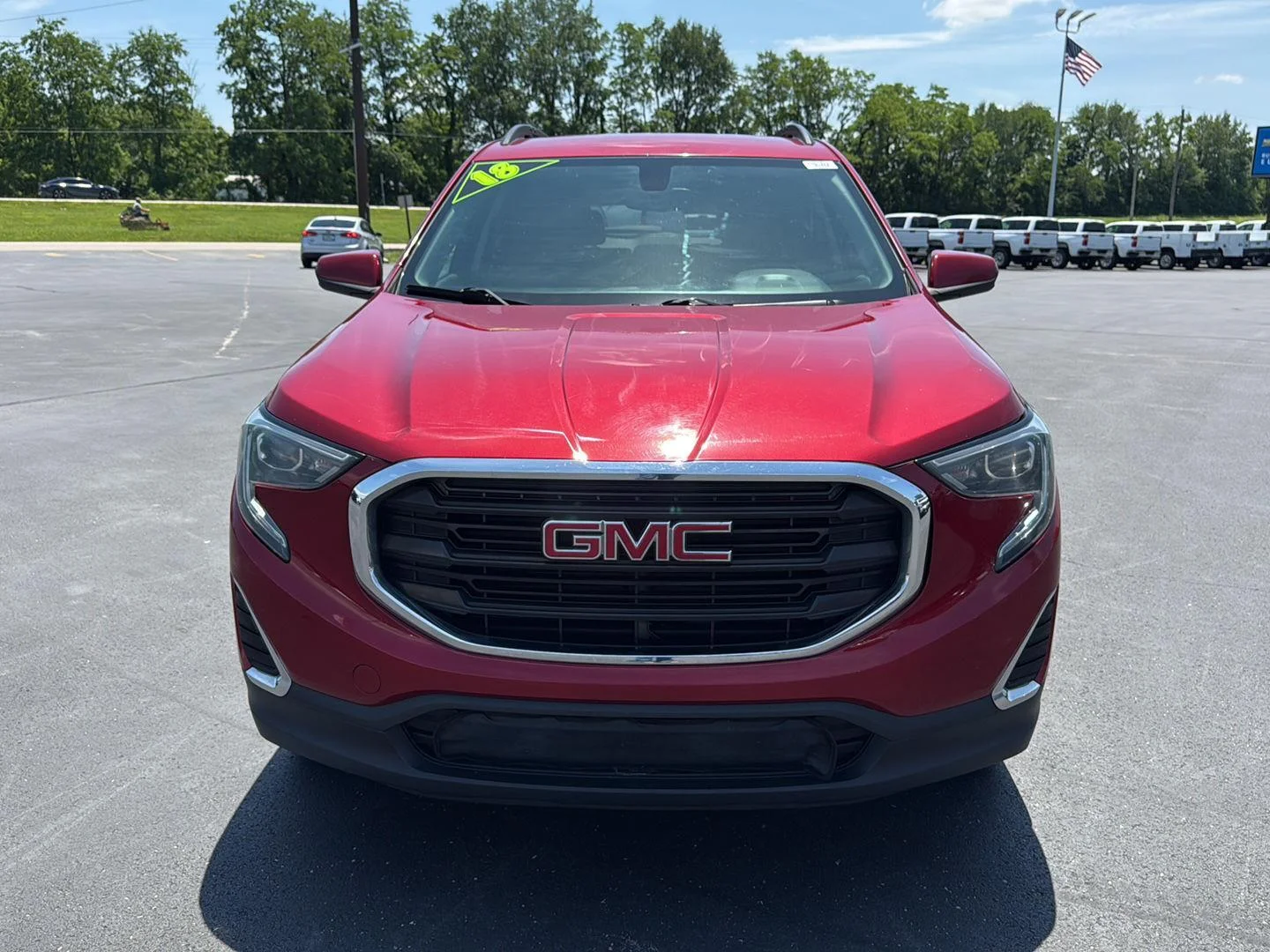 Used 2018 Red Quartz Tintcoat GMC SLE image 14