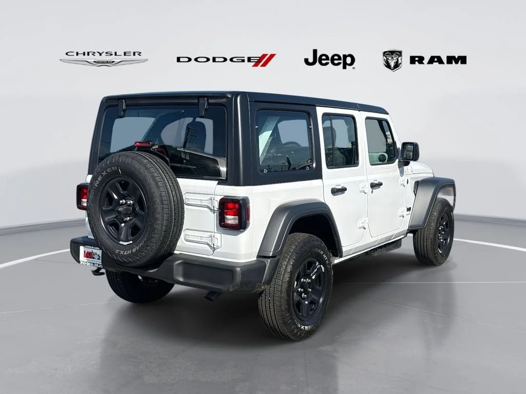 New 2026 Bright White Clearcoat Jeep Sport image 3