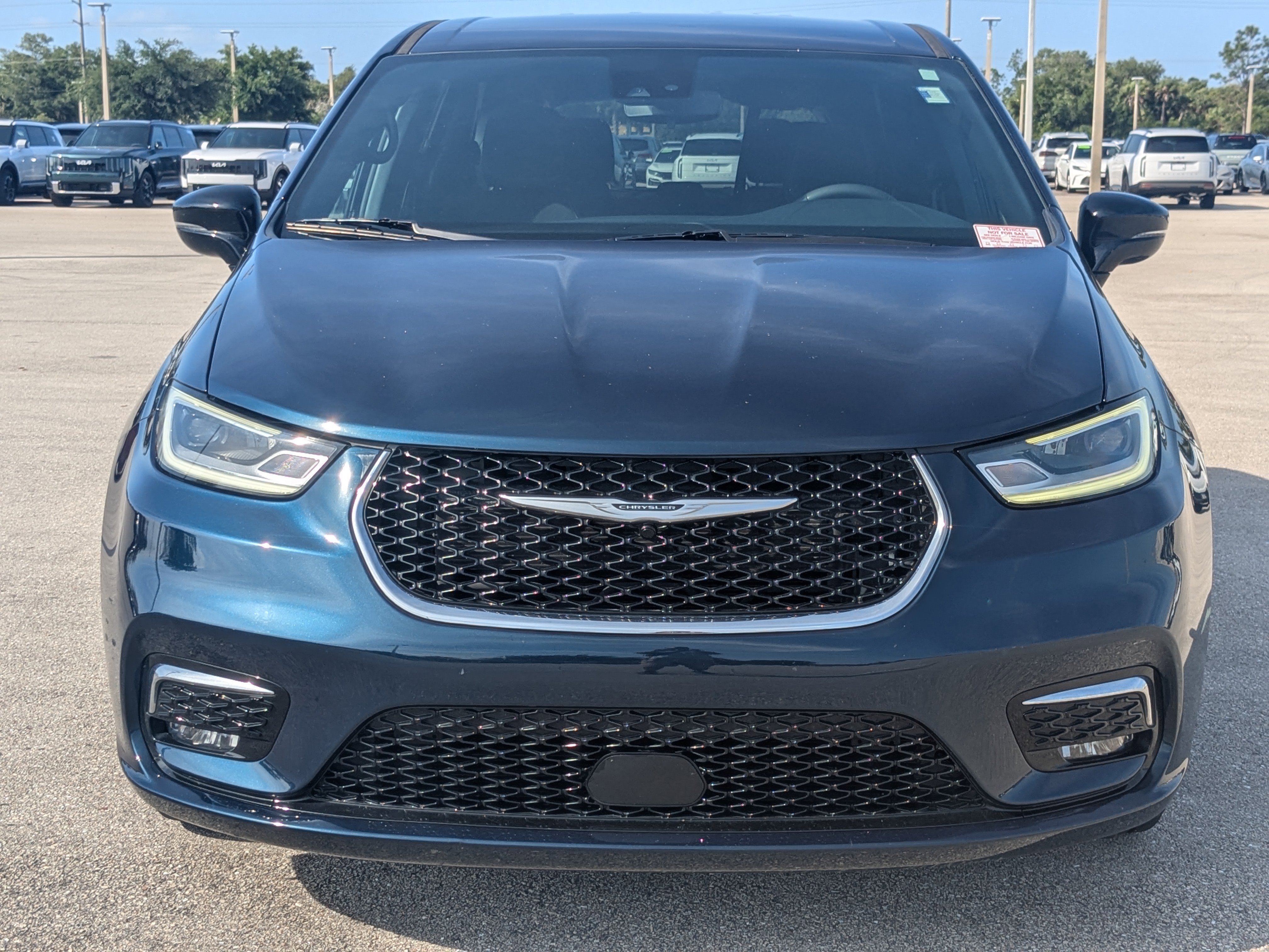 Used 2024 Fathom Blue Pearlcoat Chrysler Touring image 3