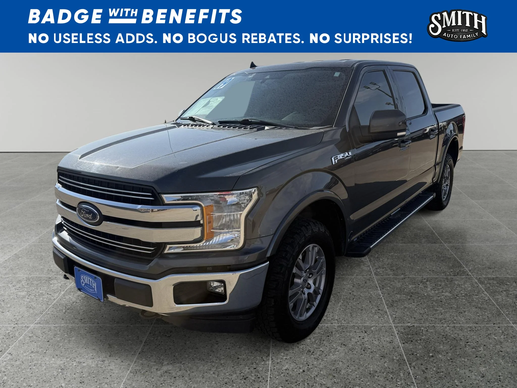 Used 2019 Magnetic Metallic Ford LARIAT image 7