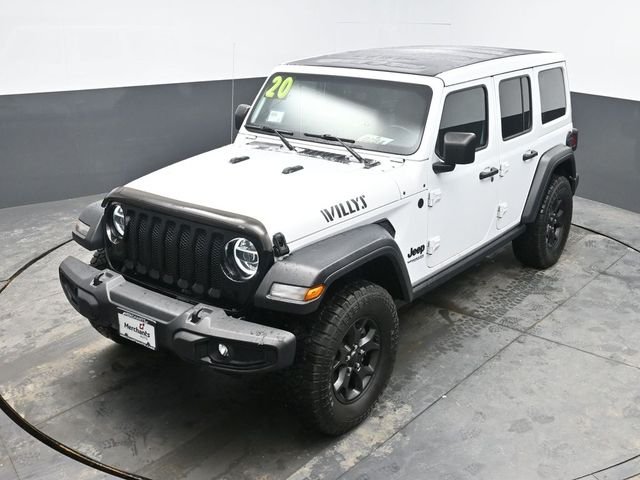 Used 2020 White Jeep Unlimited Willys image 33