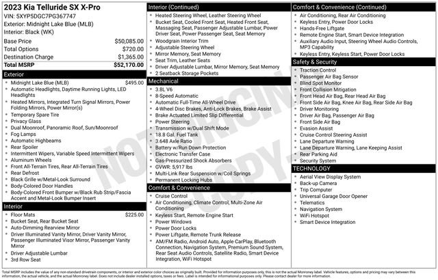 Used 2023 Midnight Kia SX X-Pro image 48