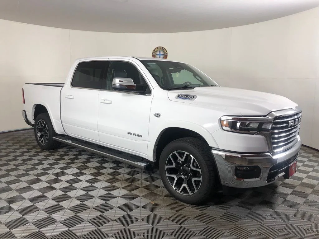 New 2026 Bright White Clear-Coat Exterior Paint RAM Laramie image 16