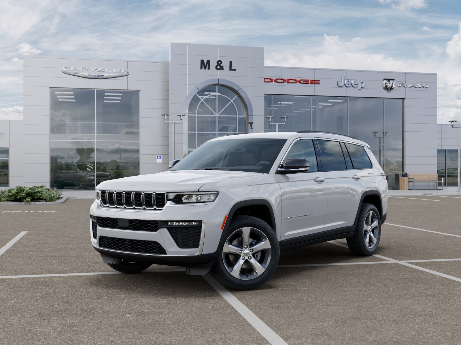 New 2026 Bright White Clear-Coat Exterior Paint Jeep Limited 4x4 image 28