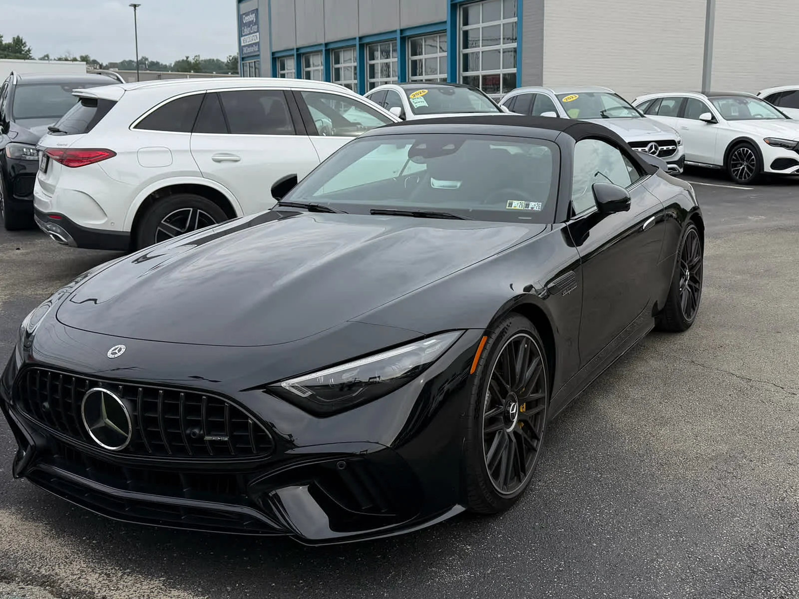 Certified Used 2022 Obsidian Black Metallic Mercedes-Benz AMG® SL 63 image 2