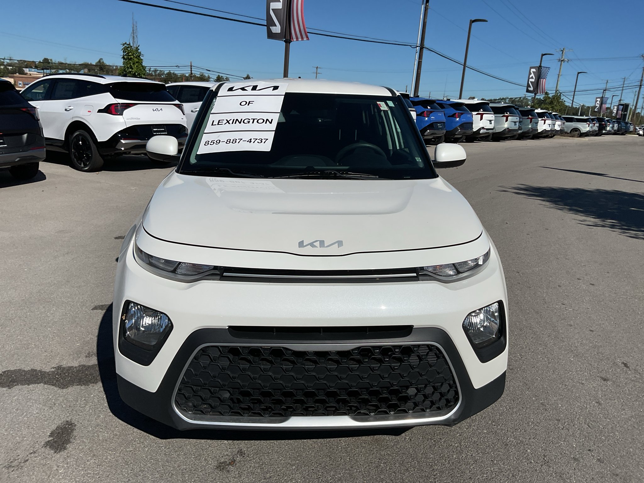 Certified Used 2022 Snow White Pearl Kia LX image 3