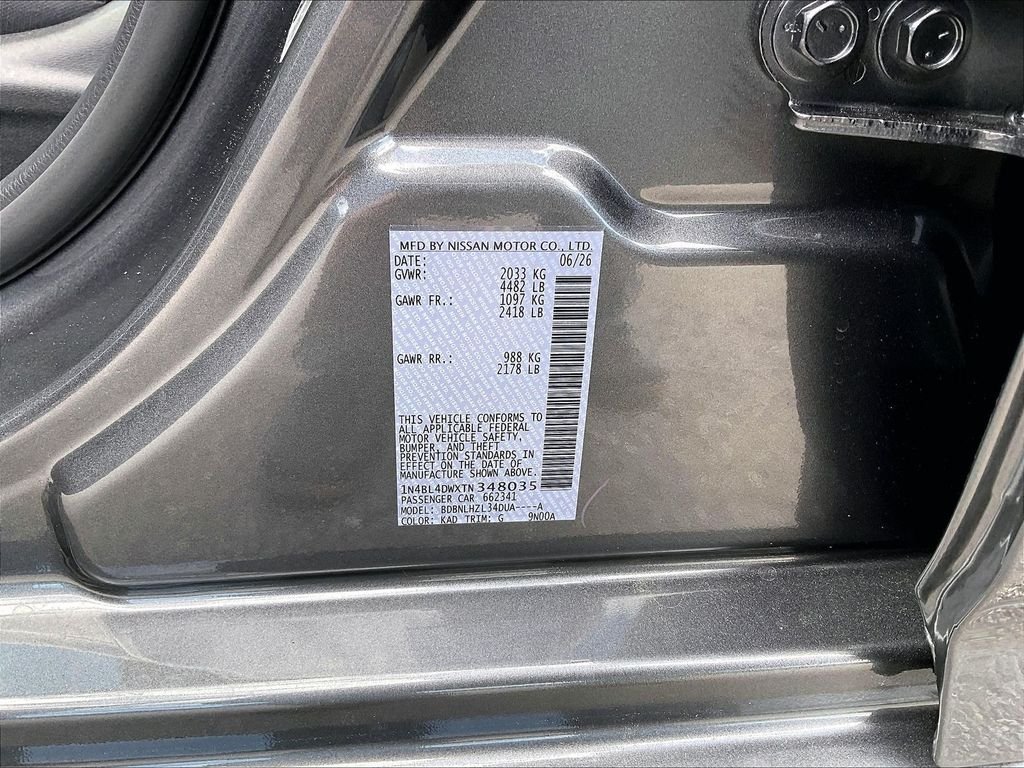 New 2026 Gun Metallic Nissan SV image 16