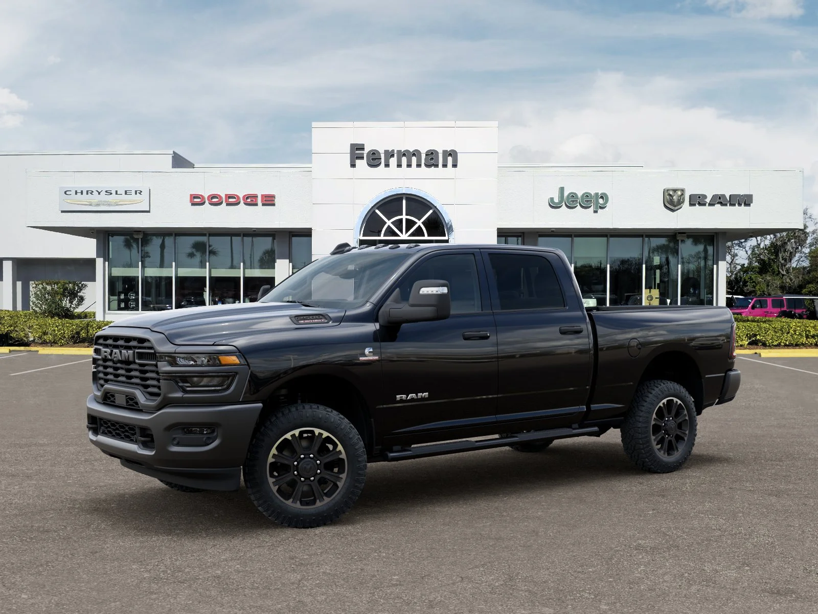 New 2026 Diamond Black Crystal Pearl-Coat Exterior Paint RAM Warlock image 33
