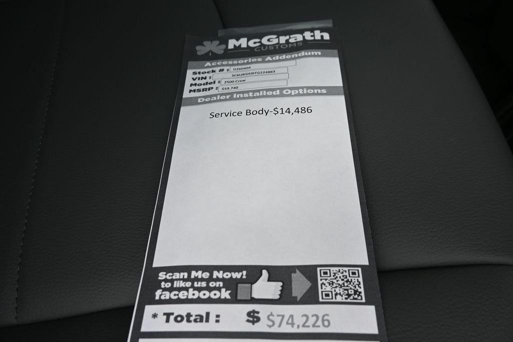New 2026 Bright White Clearcoat RAM Tradesman image 12