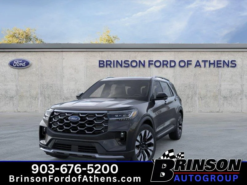 New 2026 Agate Black Metallic Ford Platinum image 2