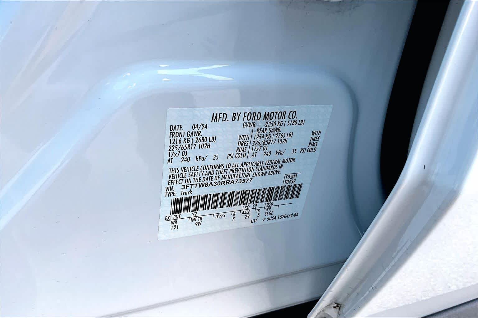 Used 2024 Oxford White Ford XL image 34