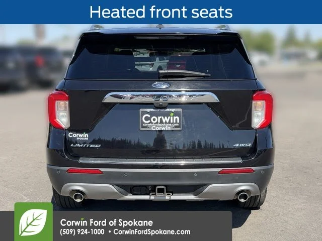 Used 2022 Agate Black Metallic Ford Limited image 18