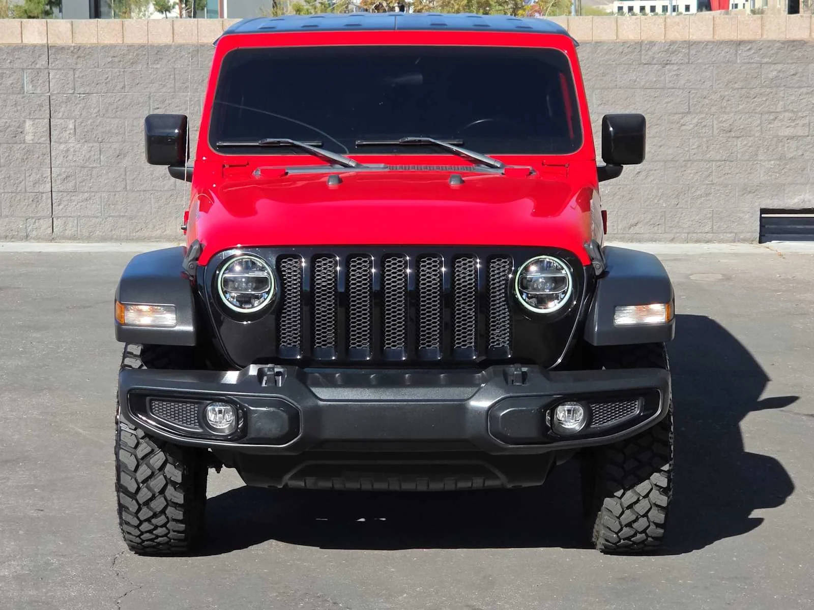 Used 2022 Firecracker Red Clearcoat Jeep Unlimited Willys image 4