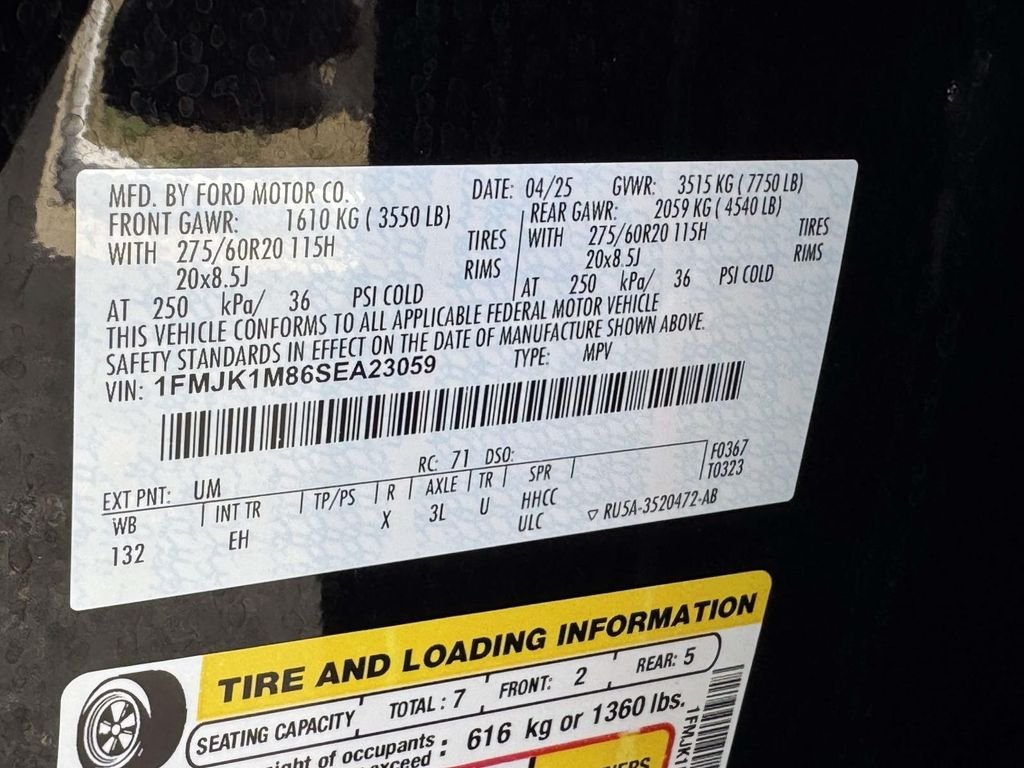 Used 2025 Black Ford Platinum image 30