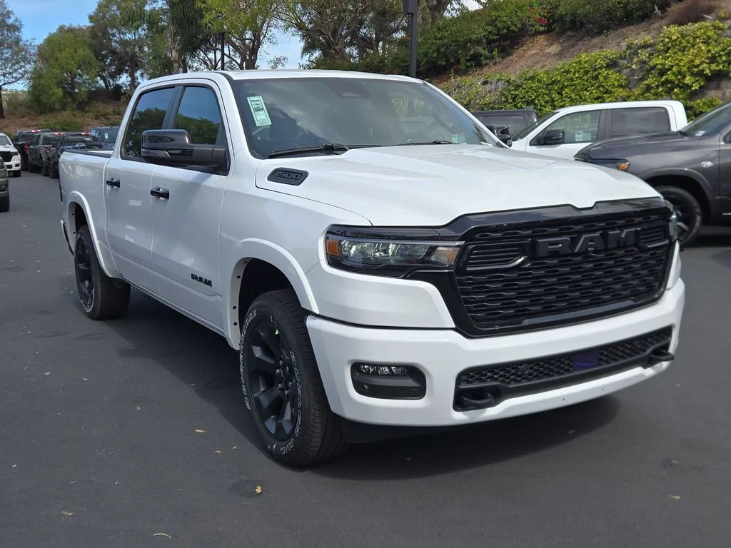 New 2026 Bright White Clear-Coat Exterior Paint RAM Big Horn/Lone Star image 3
