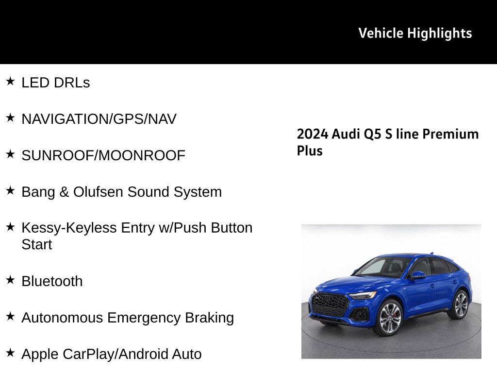 Used 2024 Ultra Blue Metallic Audi 45 S line Premium image 30