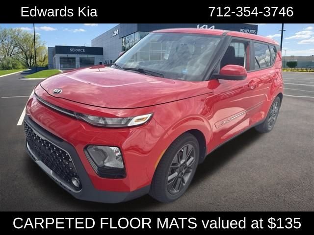 Used 2021 Red Kia EX image 1