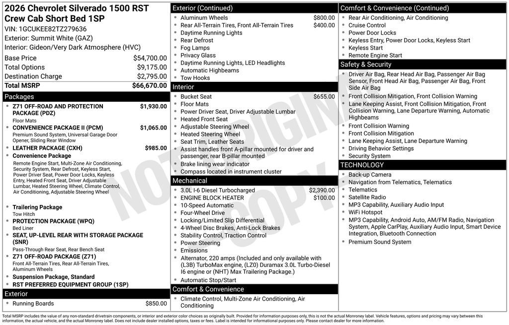 2026 Chevrolet Silverado 1500