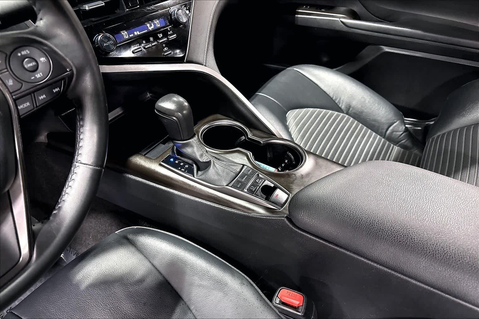 Used 2024 Midnight Black Metallic Toyota Hybrid SE Nightshade image 17