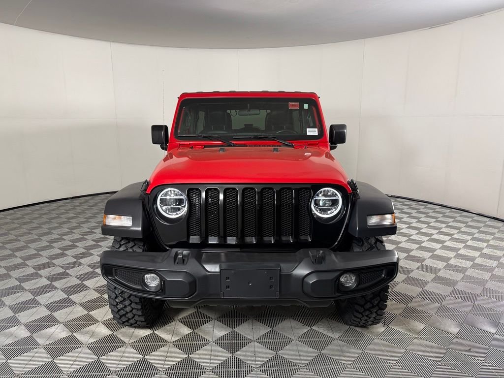 Certified Used 2022 Red Jeep Unlimited Willys image 4