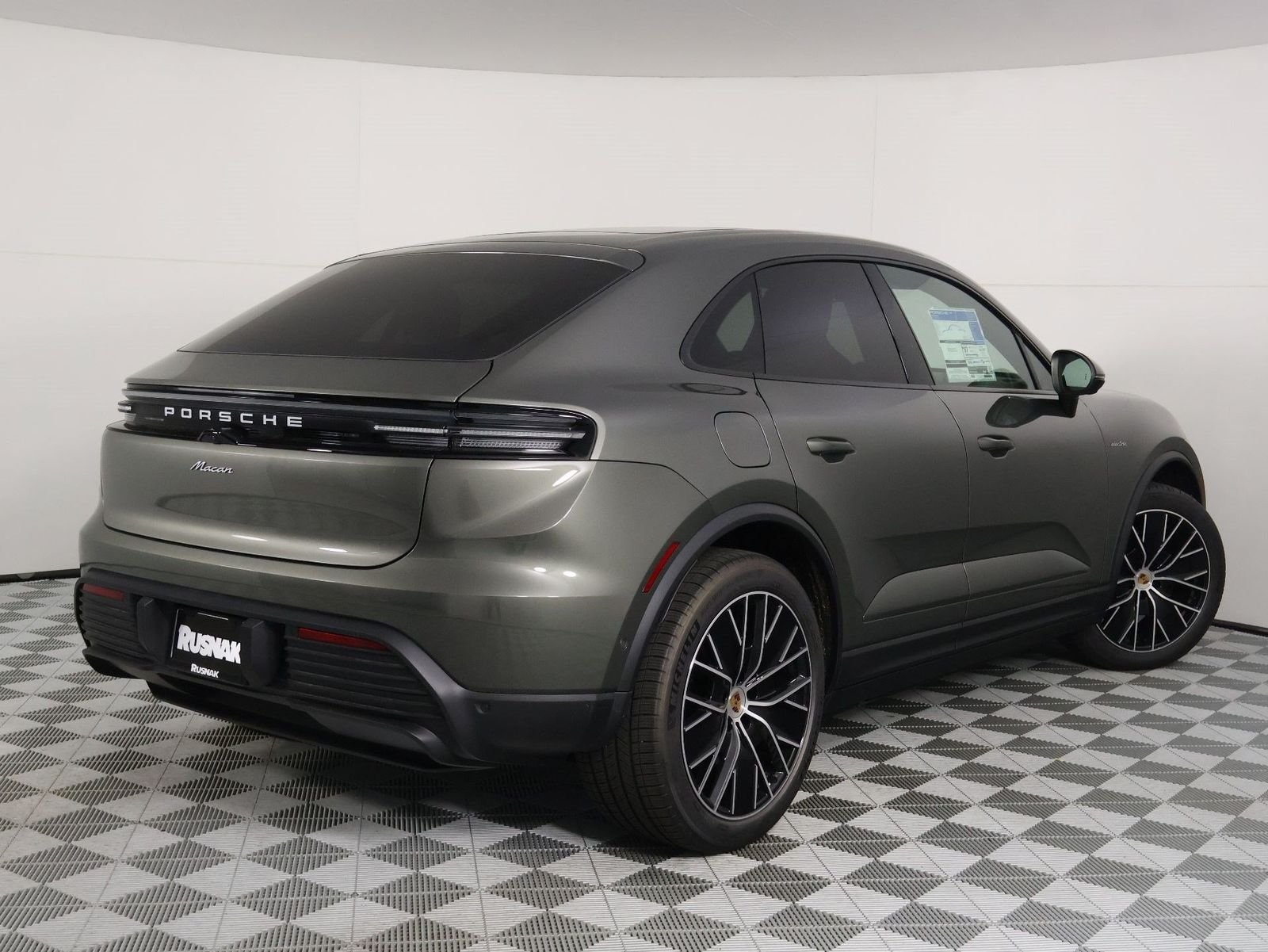 New 2026 Aventurine Green Metallic Porsche Electric image 7
