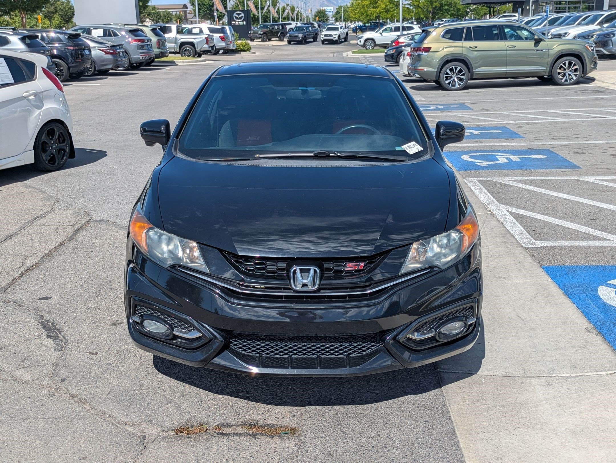 Used 2015 Crystal Black Pearl Honda Si image 8