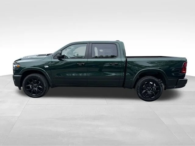 New 2026 Serrano-Green Metallic Exterior Paint RAM Laramie image 4