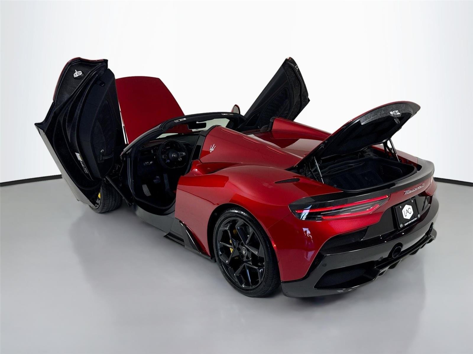 Used 2023 Exclusive Rosso Vincente Maserati Cielo Spider | $350k MSRP | Carbon Race Seats | Int & Ext Carbon image 49