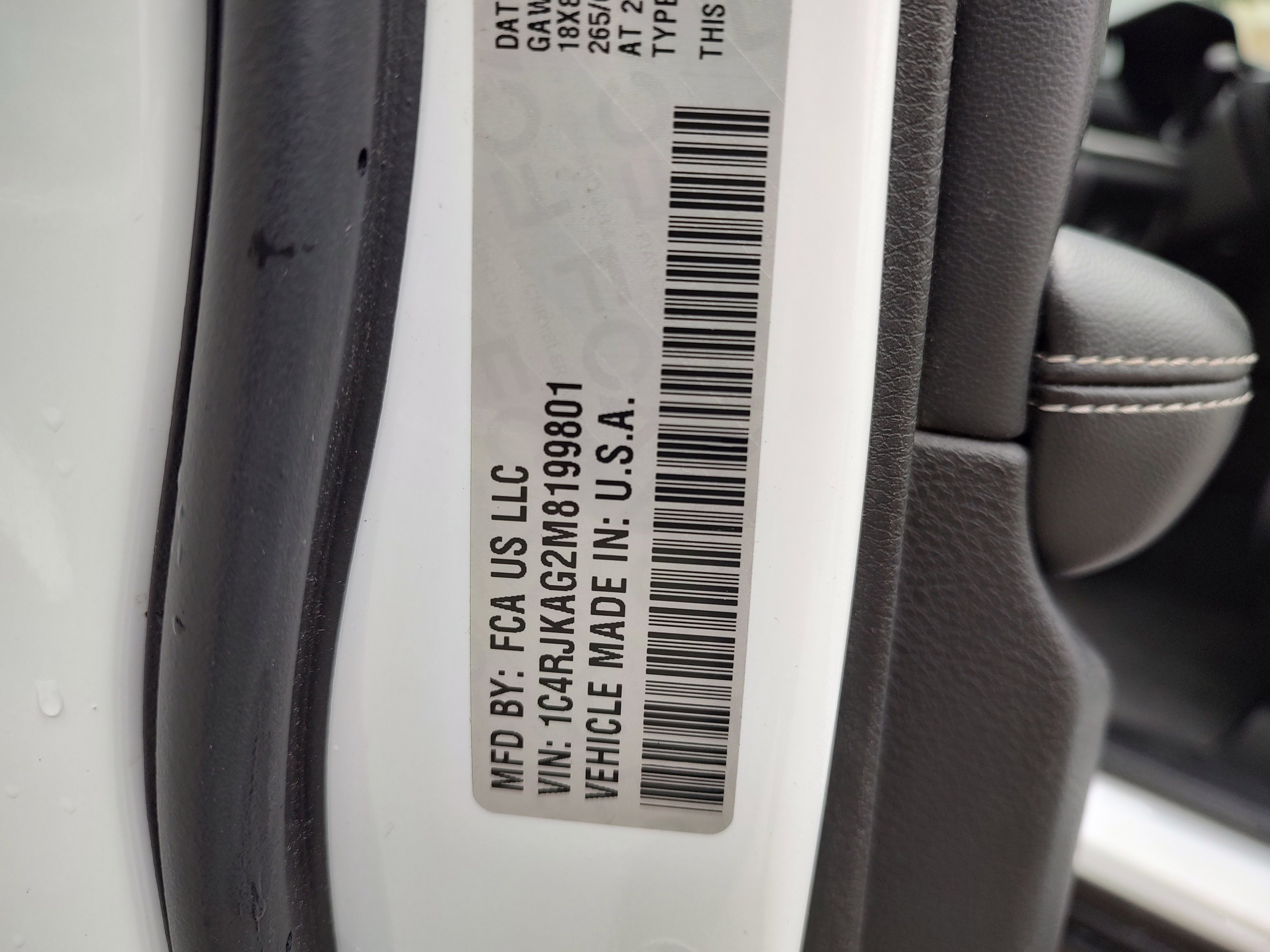Used 2021 Bright White Clearcoat Jeep Laredo image 33