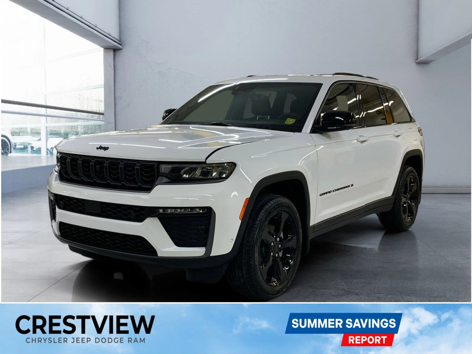 New 2026 Bright White Jeep Limited image 1
